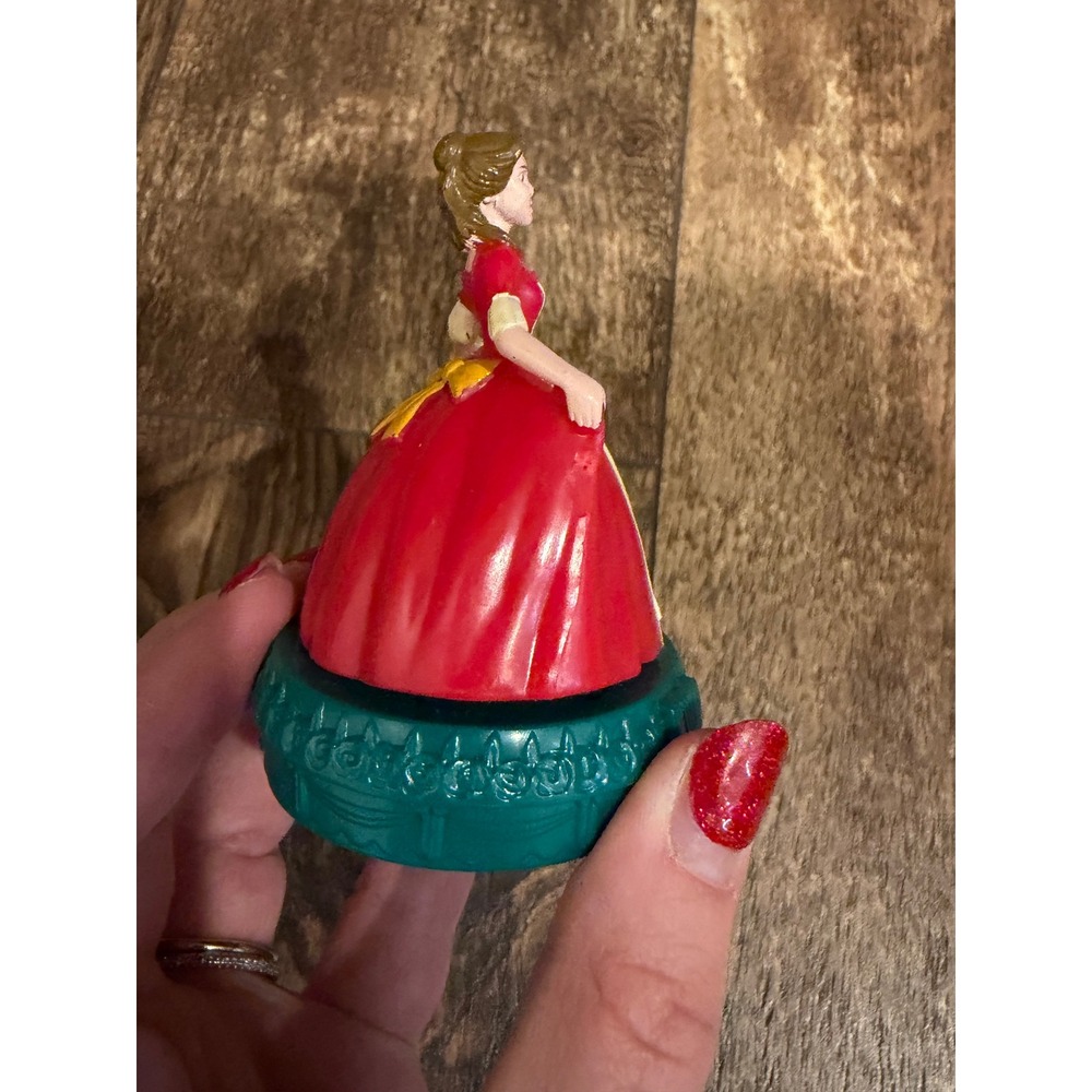 Vintage 1998 Disney Belle Beauty and the Beast McDonalds Happy Meal Red Dress - Picture 3 of 5